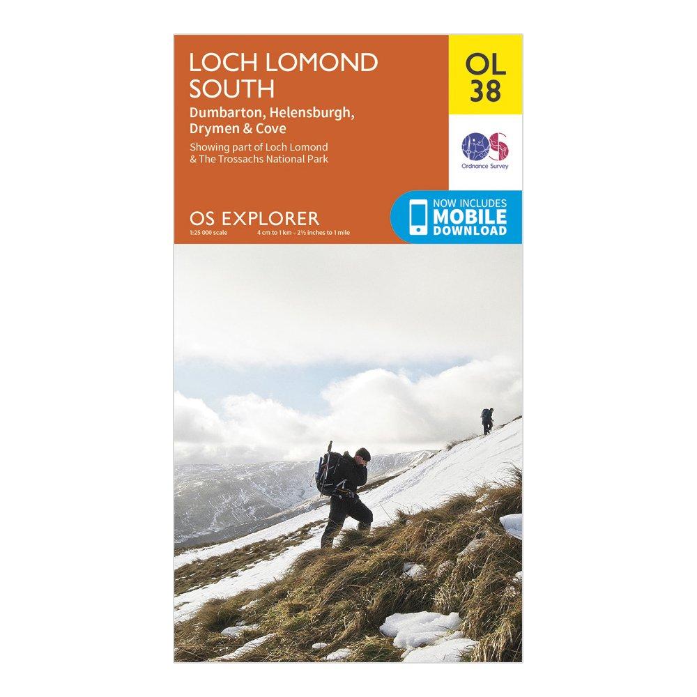 Explorer OL38 Loch Lomond South Map With Digital Version