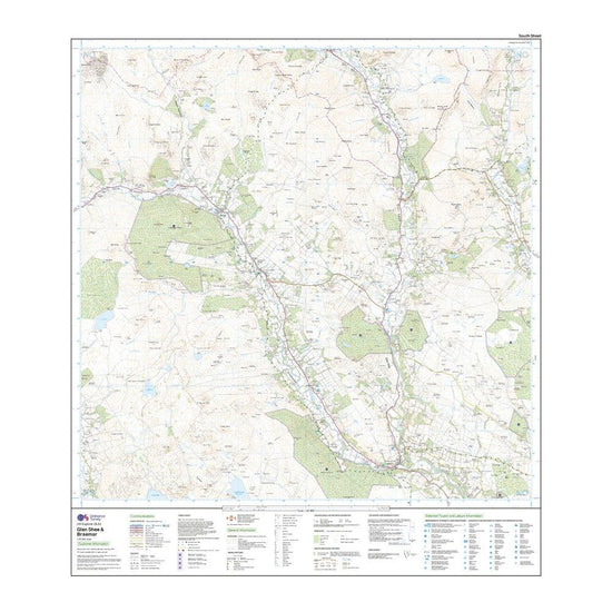 Explorer OL52 Glen Shee & Braemar Map With Digital Version