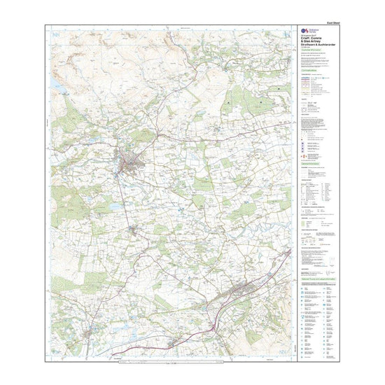 Explorer OL 47 Crieff, Comrie & Glen Artney Map