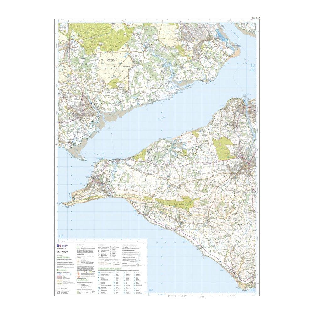 Explorer Active OL 29 Isle of Wight Map