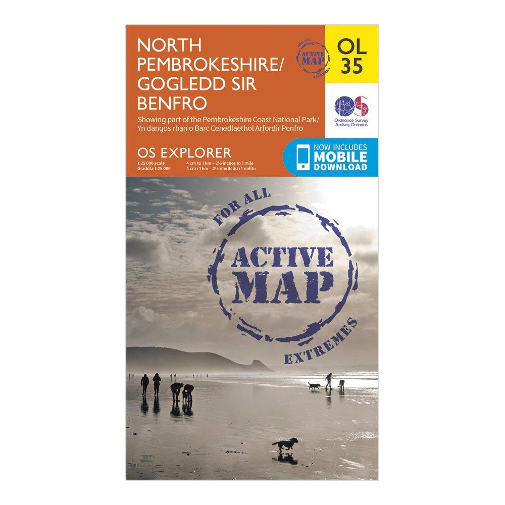 Explorer Active OL35 North Pembrokeshire Map With Digital Version