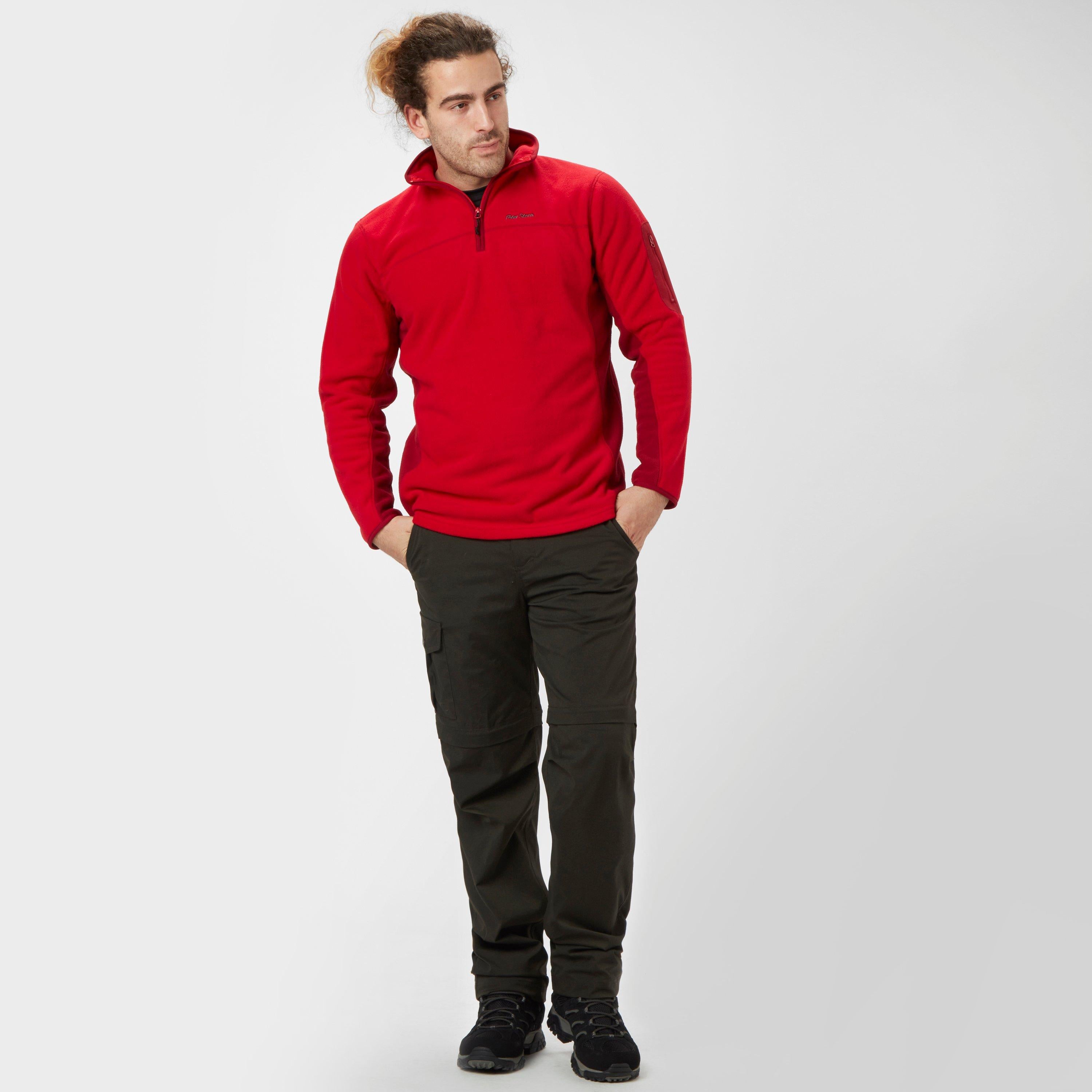 Men’s Panelled Half Zip Fleece