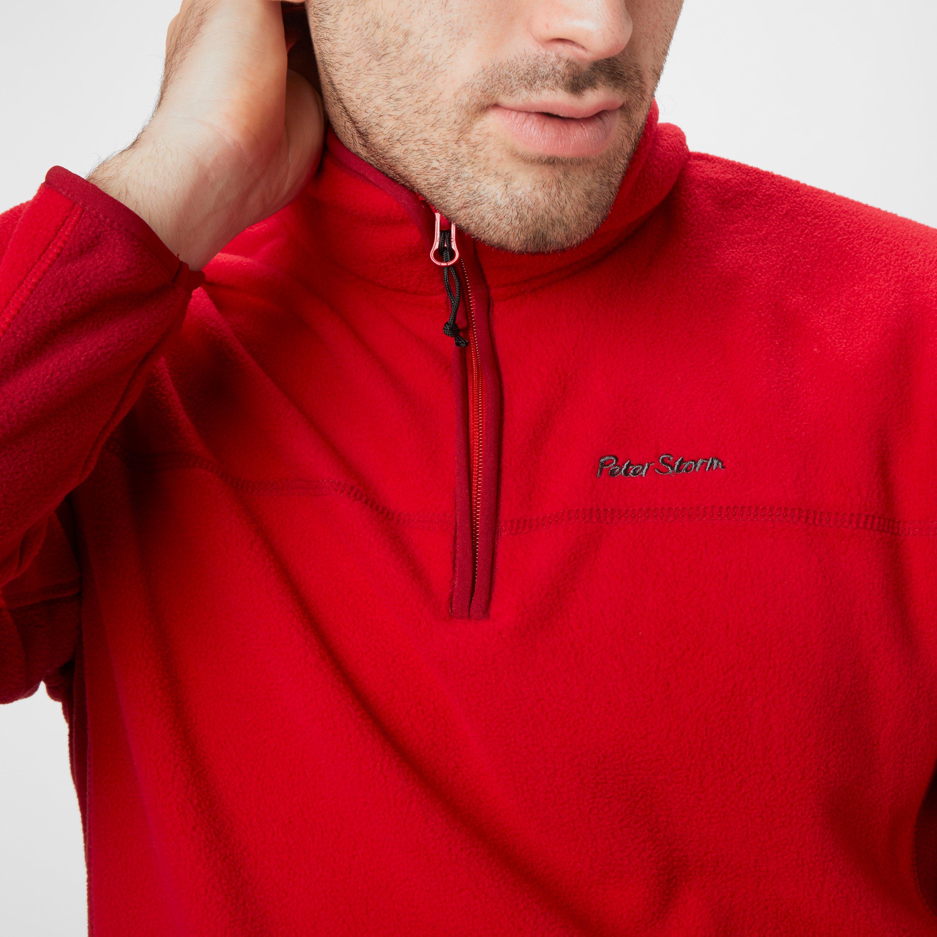 Men’s Panelled Half Zip Fleece