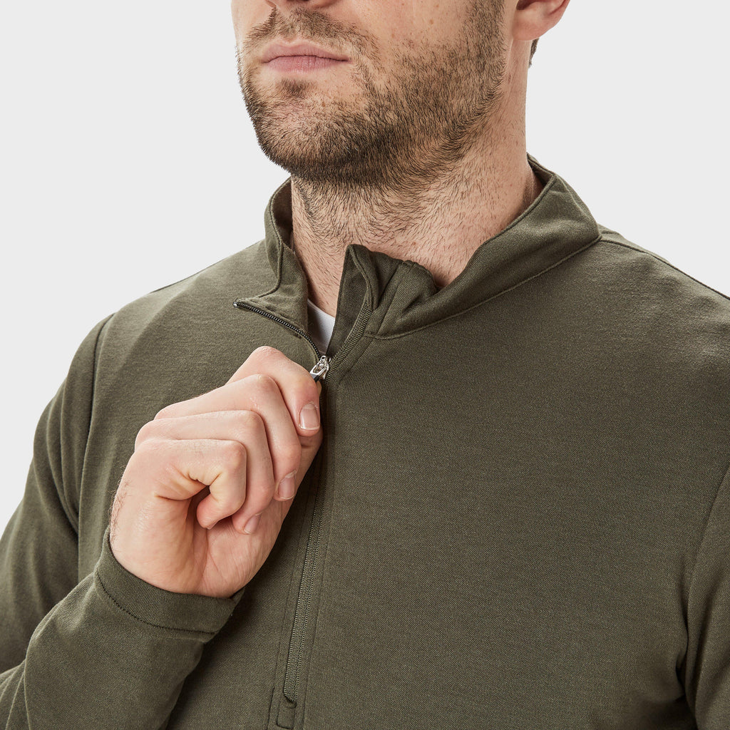 Men’s Long Sleeve Thermal Zip Baselayer