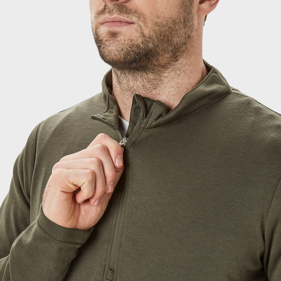 Men’s Long Sleeve Thermal Zip Baselayer