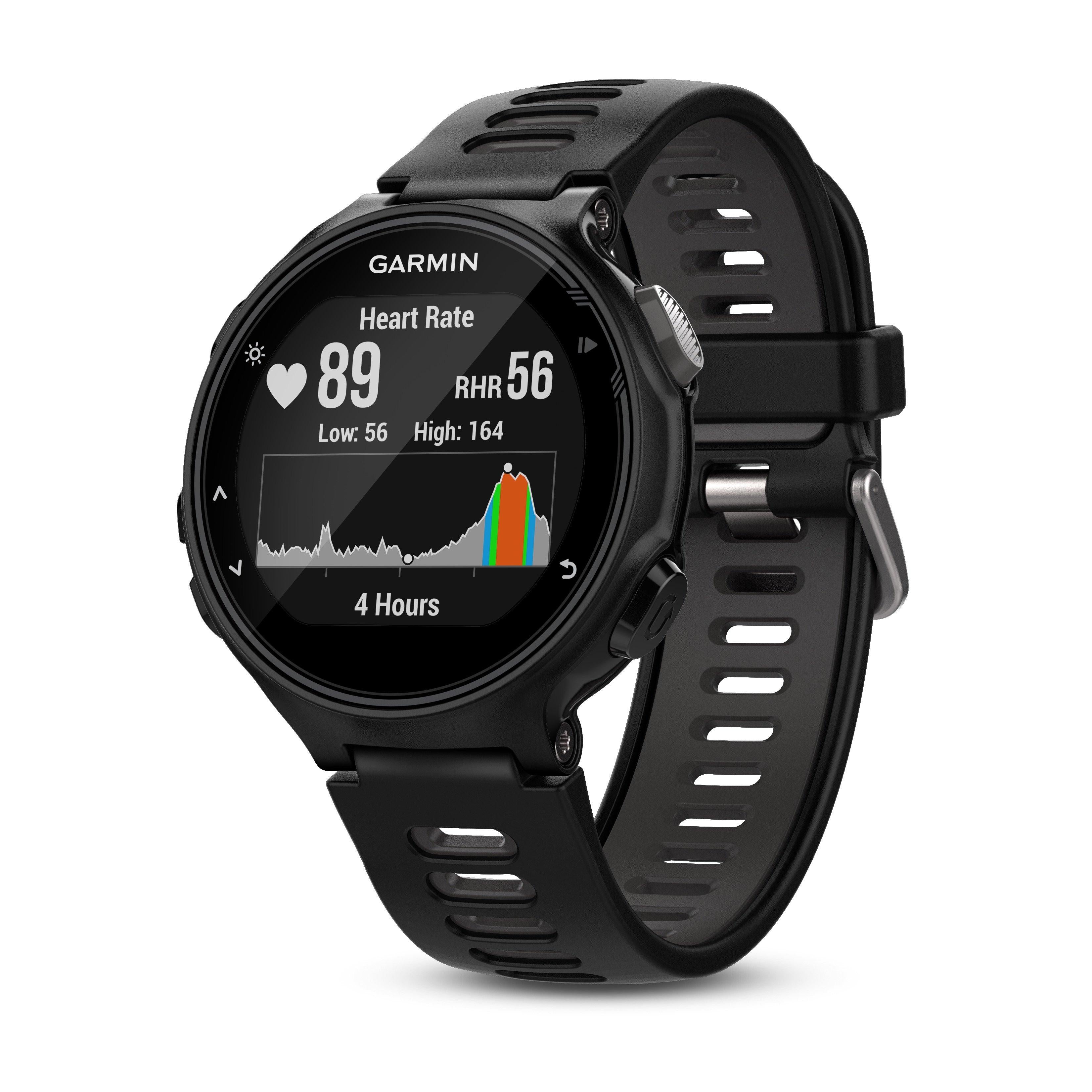 Black Garmin Forerunner 735XT GPS Running Multi-Sport Watch – Blacks