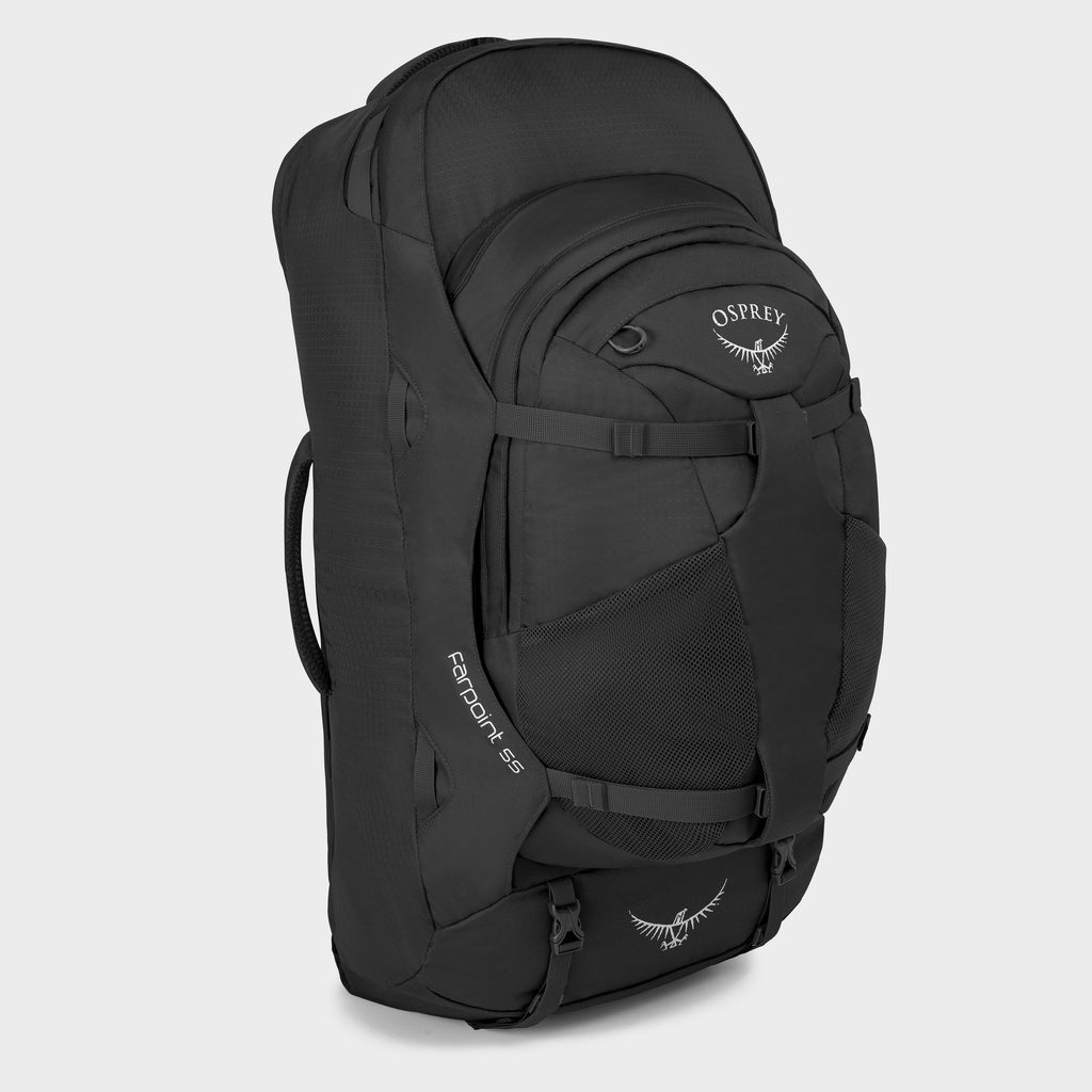 osprey 55 litre backpack Black Osprey Farpoint 55L Backpack (M/L) – Blacks