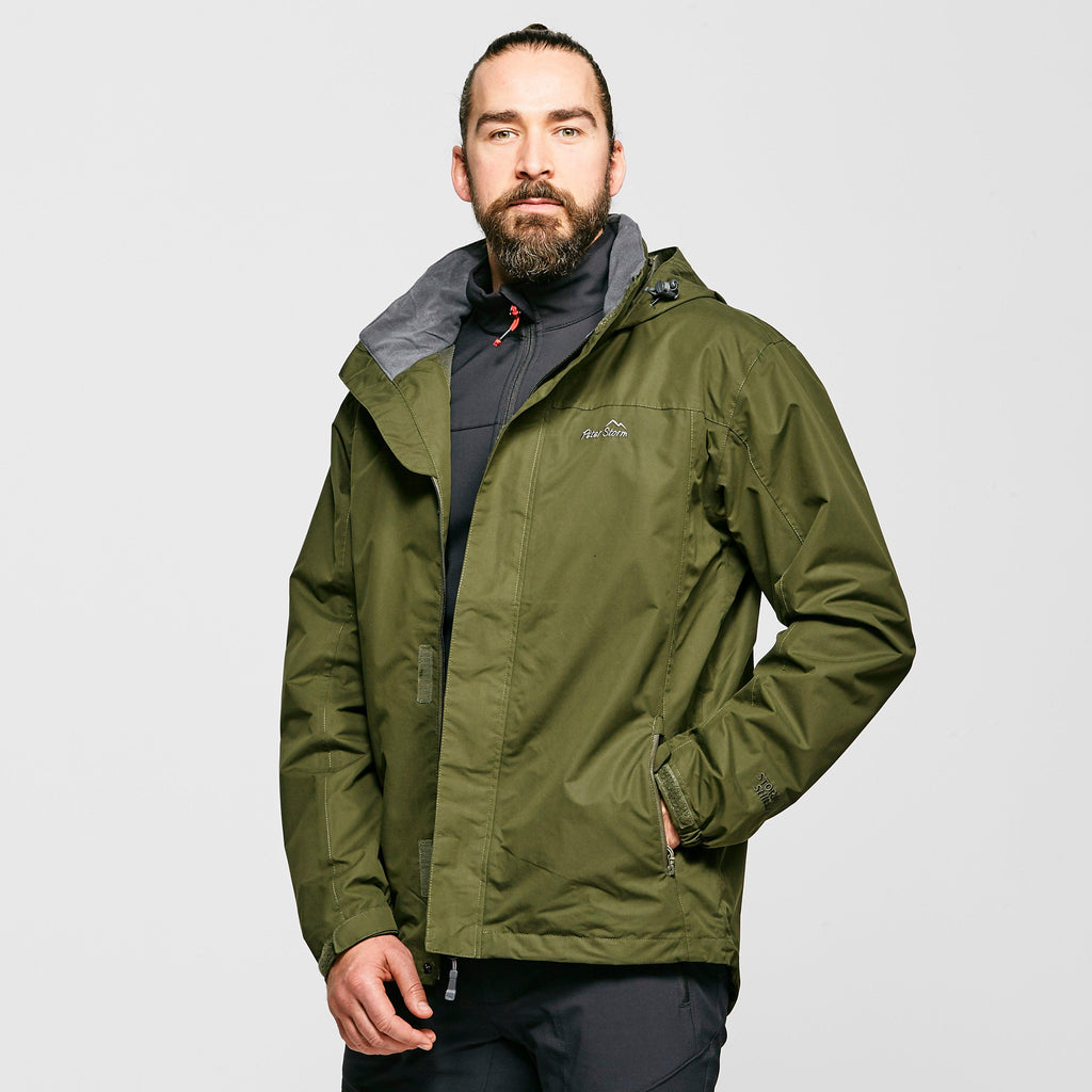 Green Peter Storm Men s Downpour 2 Layer Jacket Blacks green-peter-storm-men-s-downpour-2-layer-jacket-blacks