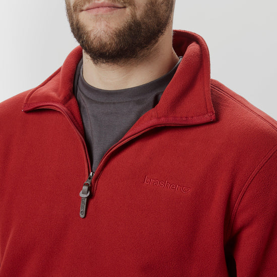 Men's Bleaberry Half Zip Fleece