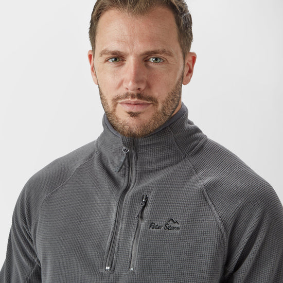 Men’s Grid Half-Zip Fleece