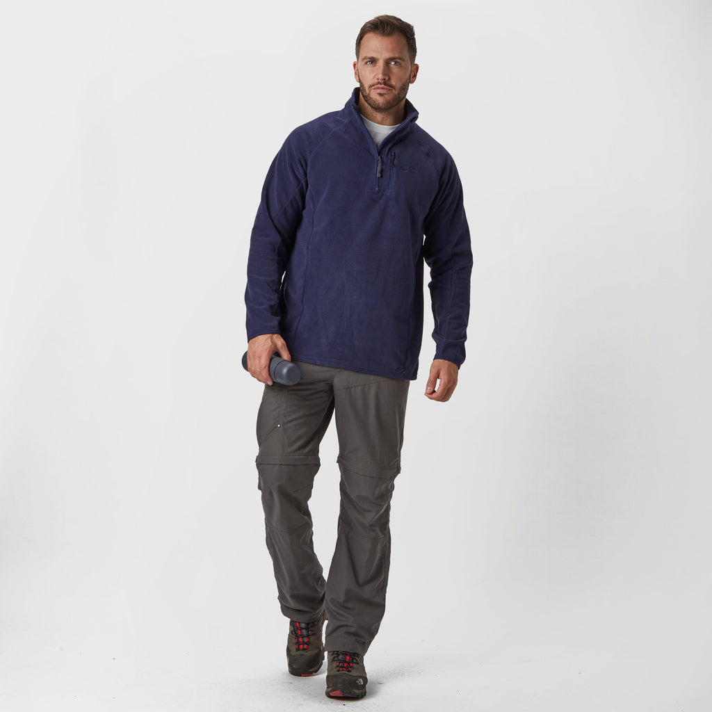 Men’s Grid Half-Zip Fleece