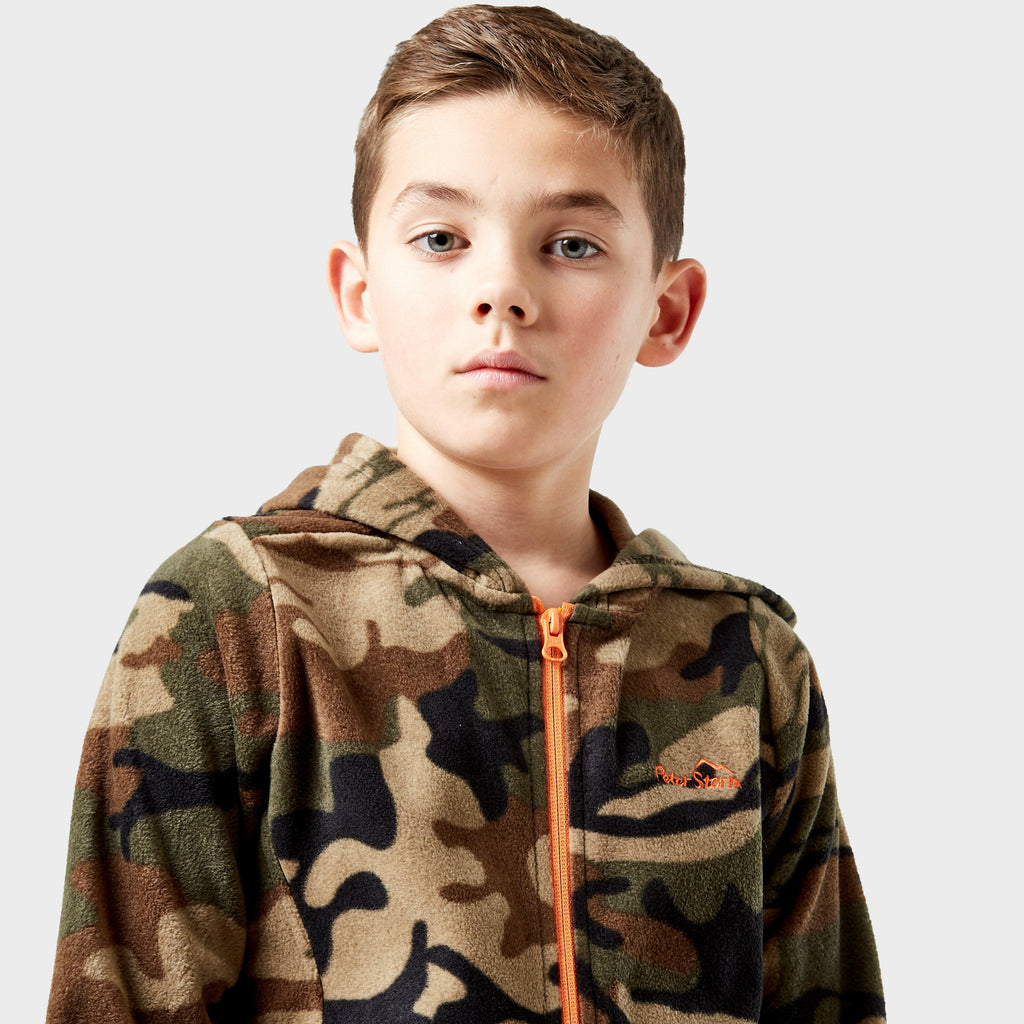Kid’s Full-Zip Camo II Fleece