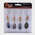 Devil's Own 7g Spinner Selection, 4 pack