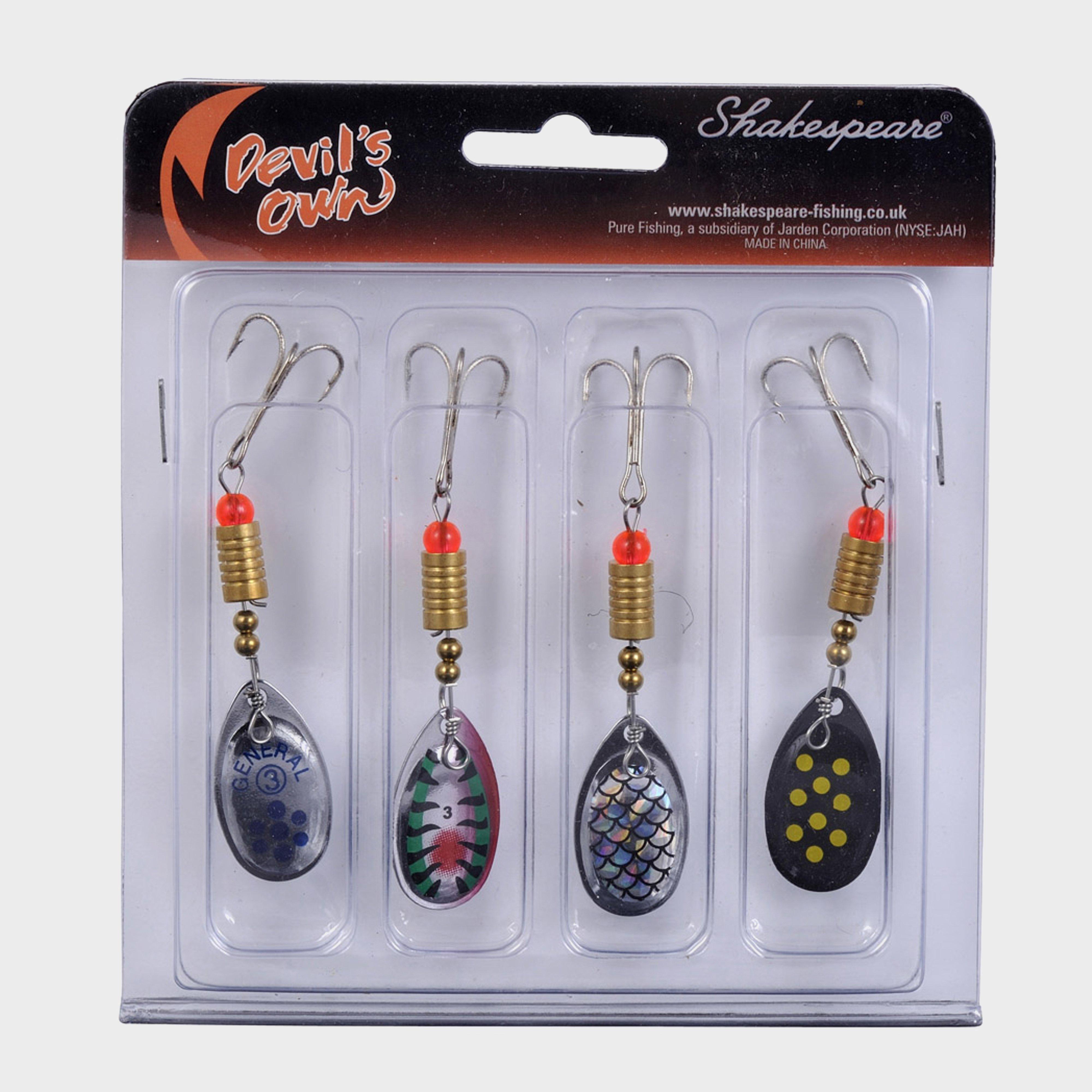 Devil's Own 7g Spinner Selection, 4 pack