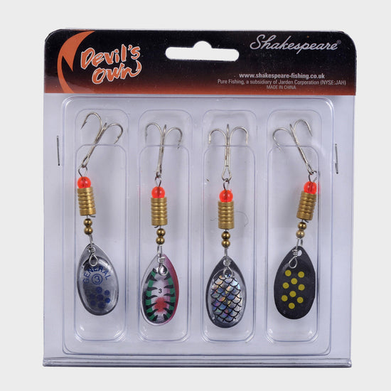 Devil's Own 7g Spinner Selection, 4 pack