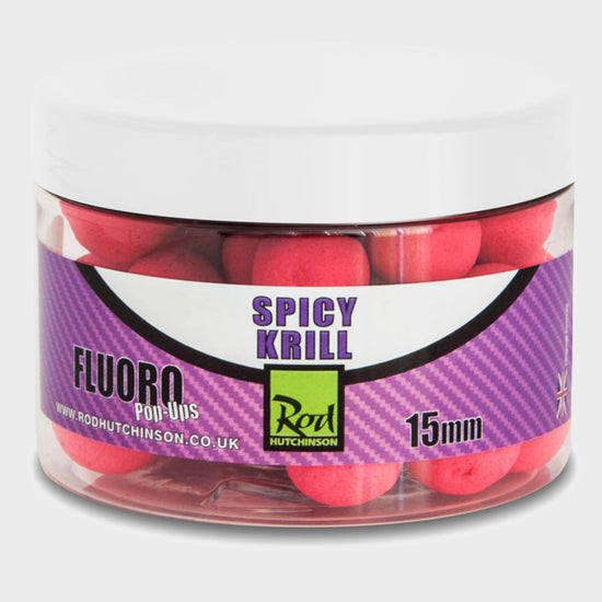 Fluoro Pop Ups 15mm, Spicy Krill