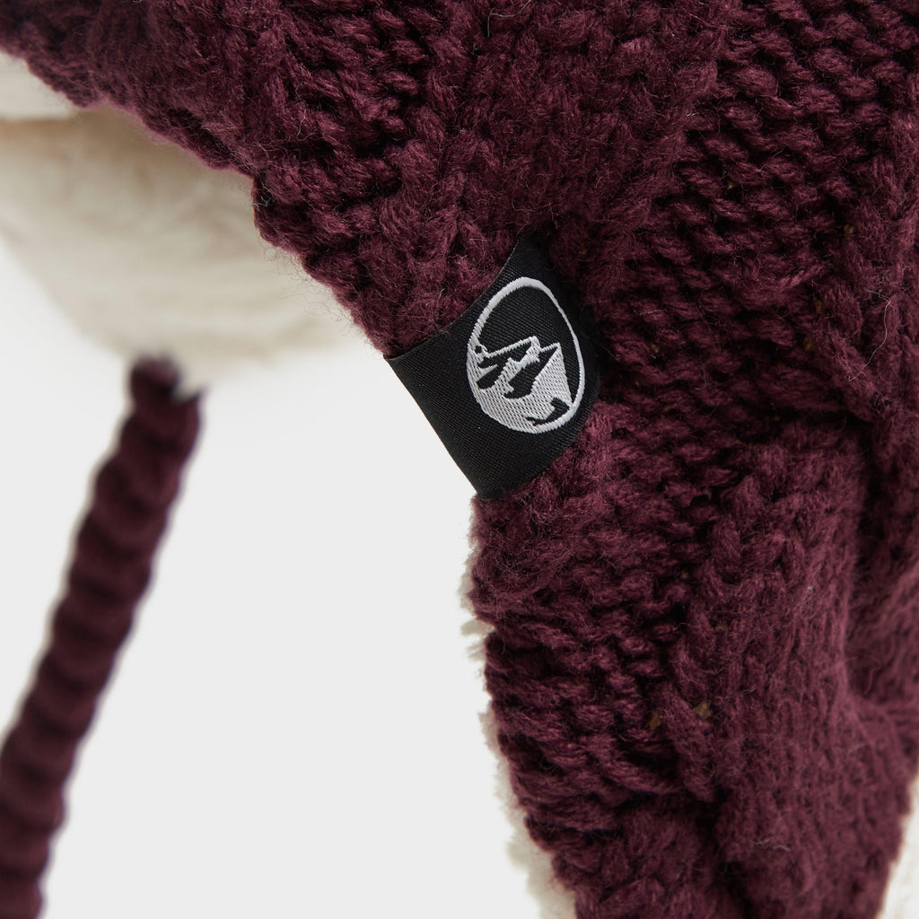 Womens Fur Lined Inca Hat