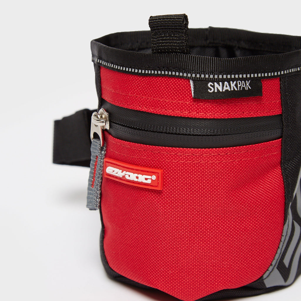 SnakPak Dog Treat Bag Red
