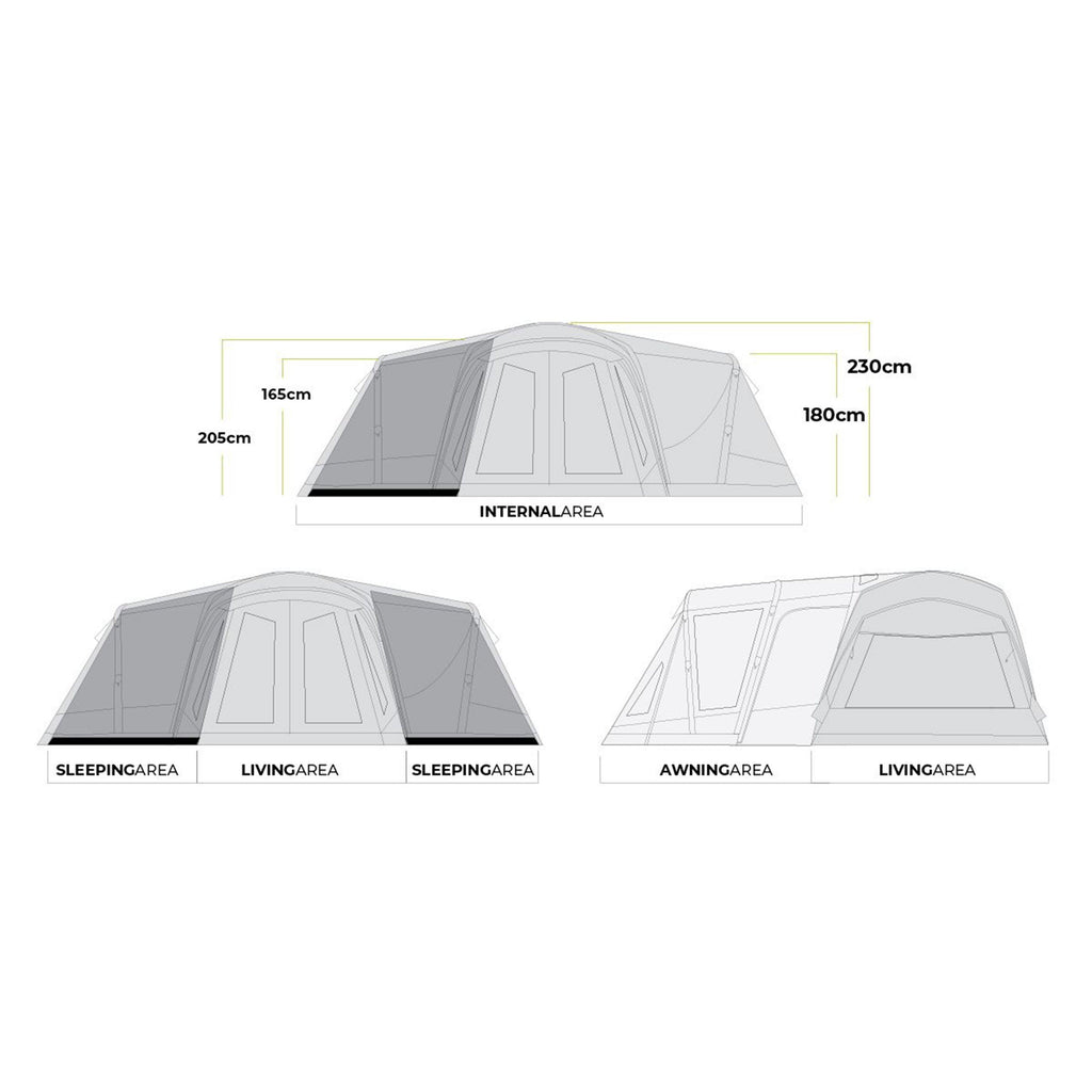 Aerodome II Pro 6 Person Tent