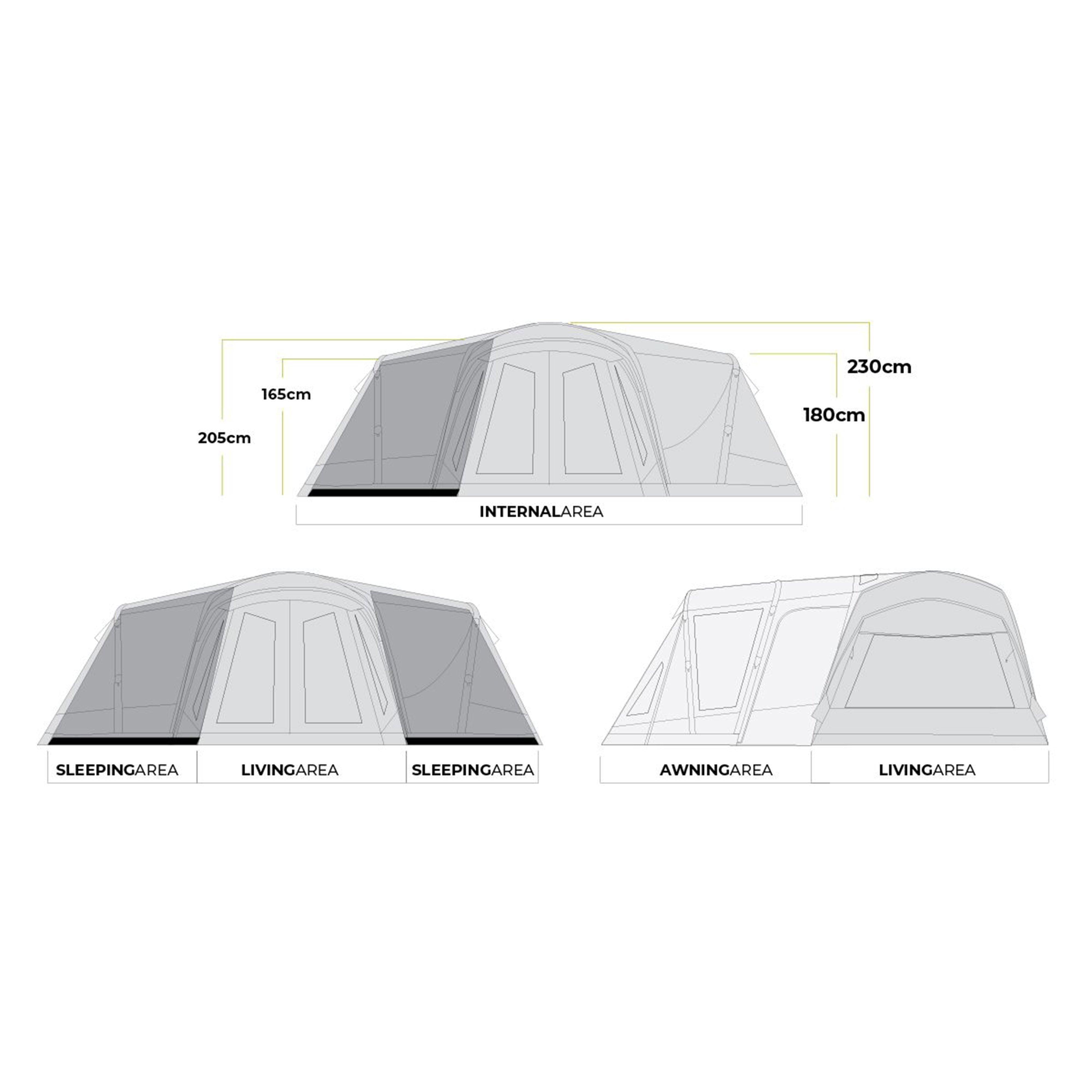 Aerodome II Pro 6 Person Tent
