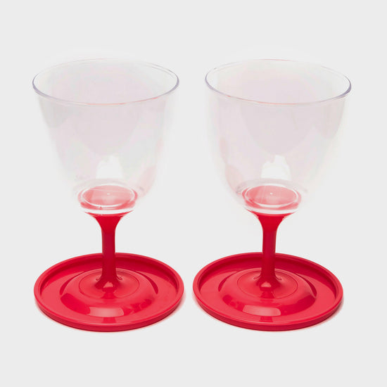 2 Portable Stem Glasses