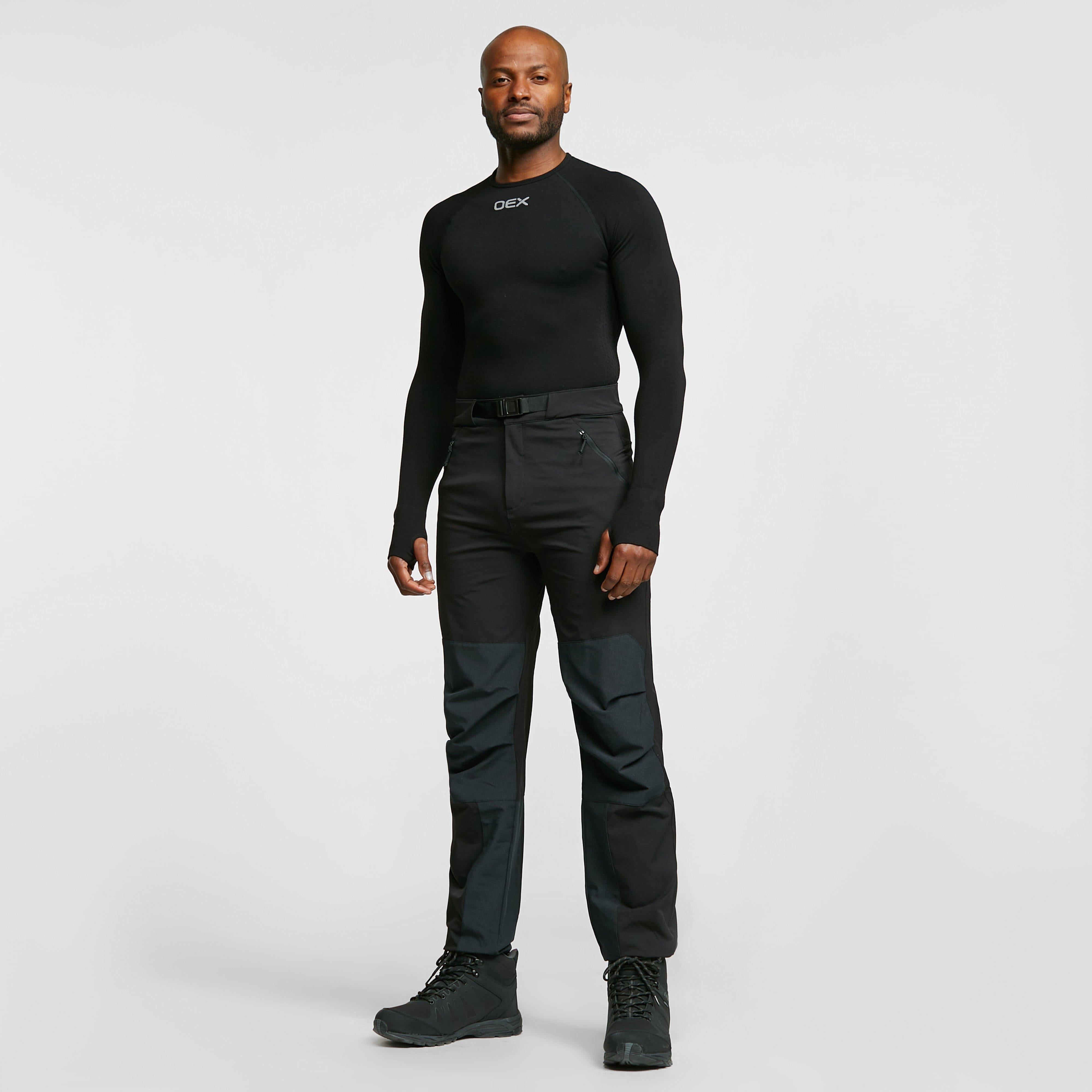 Black OEX Men's Strata Softshell Trousers (Regular Length) – Blacks