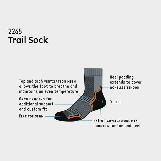 Men's Trail Sock (Twin Pack)