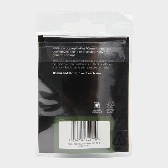 Imitation Popup Boilie 10-14mm White (10pcs)