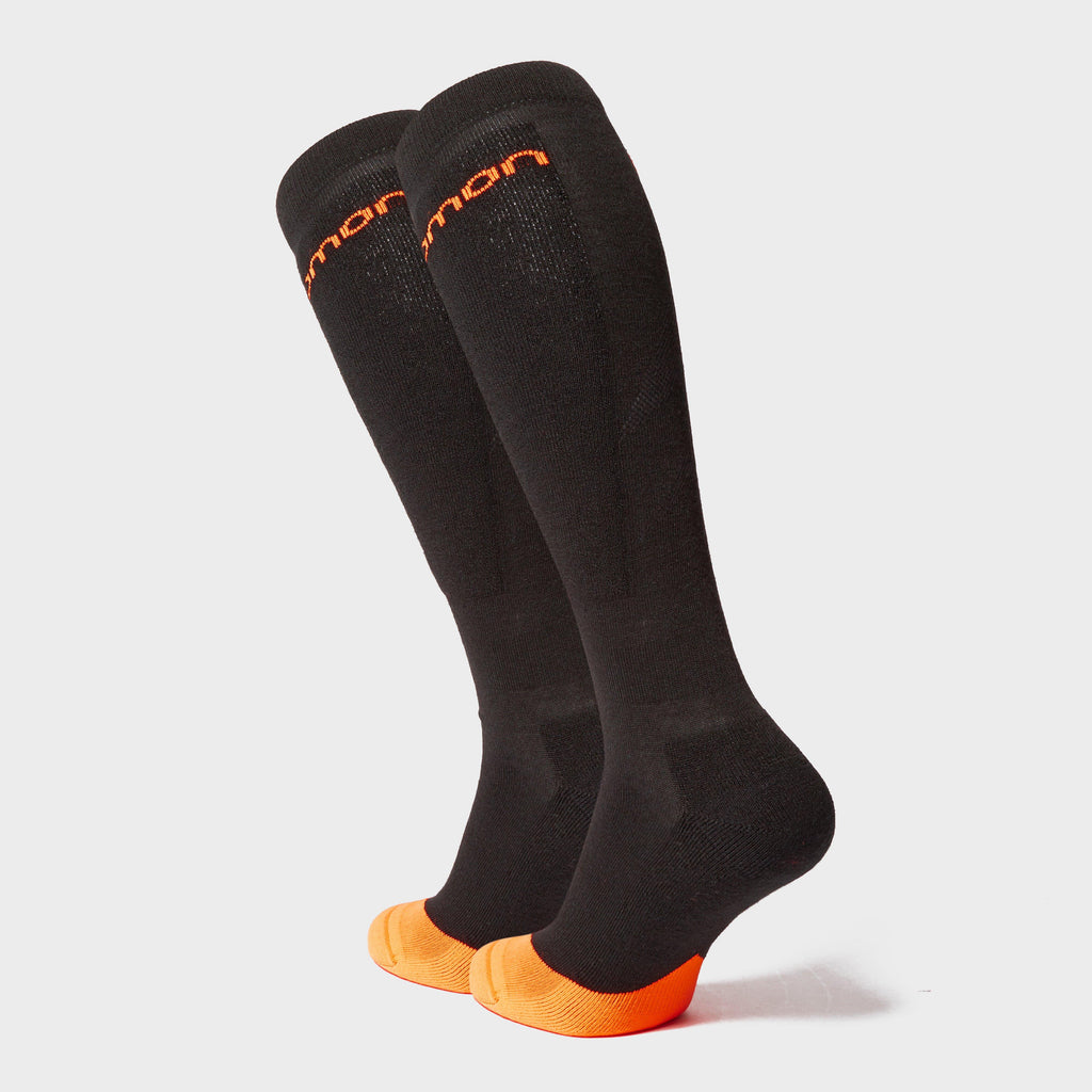 Black Salomon Men's Morillion Ski Socks 2 Pack – Blacks