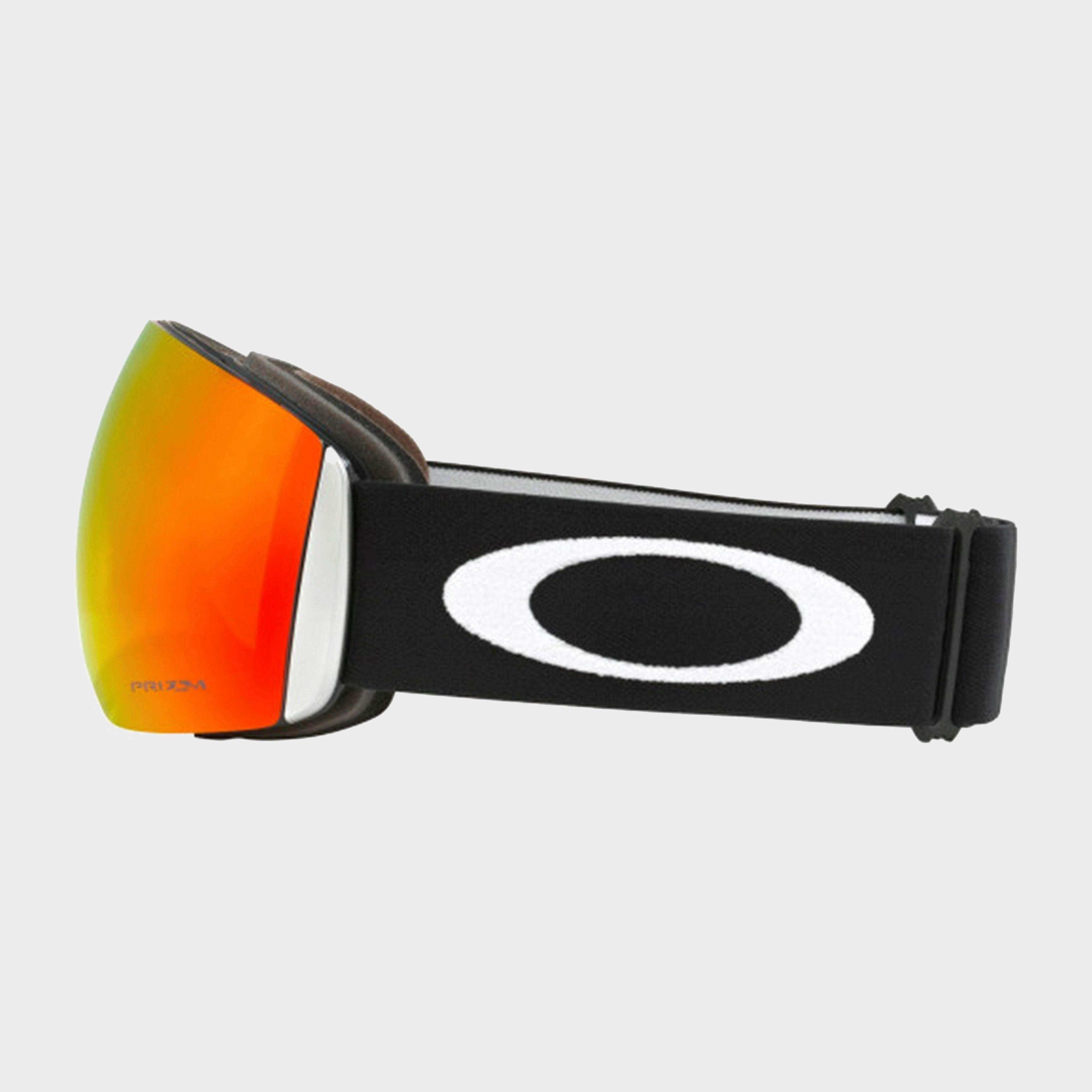 Black Oakley Flight Deck™ Snow Goggles (Matte Black / Prizm Snow