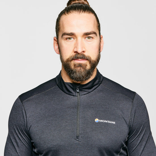 Men's Dart Zip-Neck T-Shirt