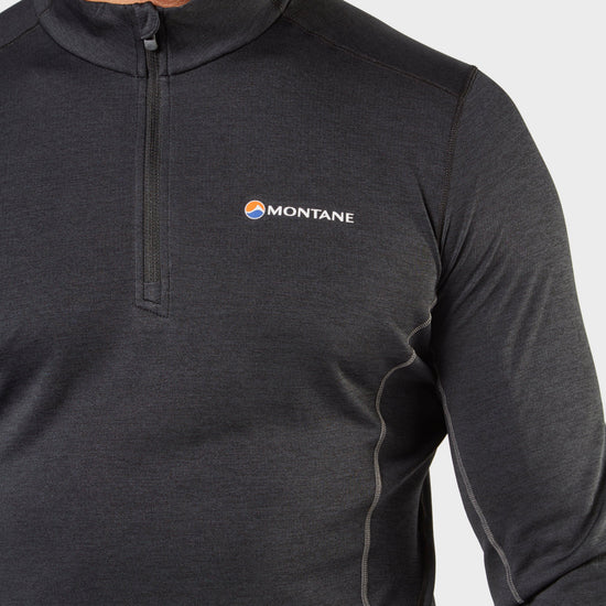 Men's Dart Zip-Neck T-Shirt