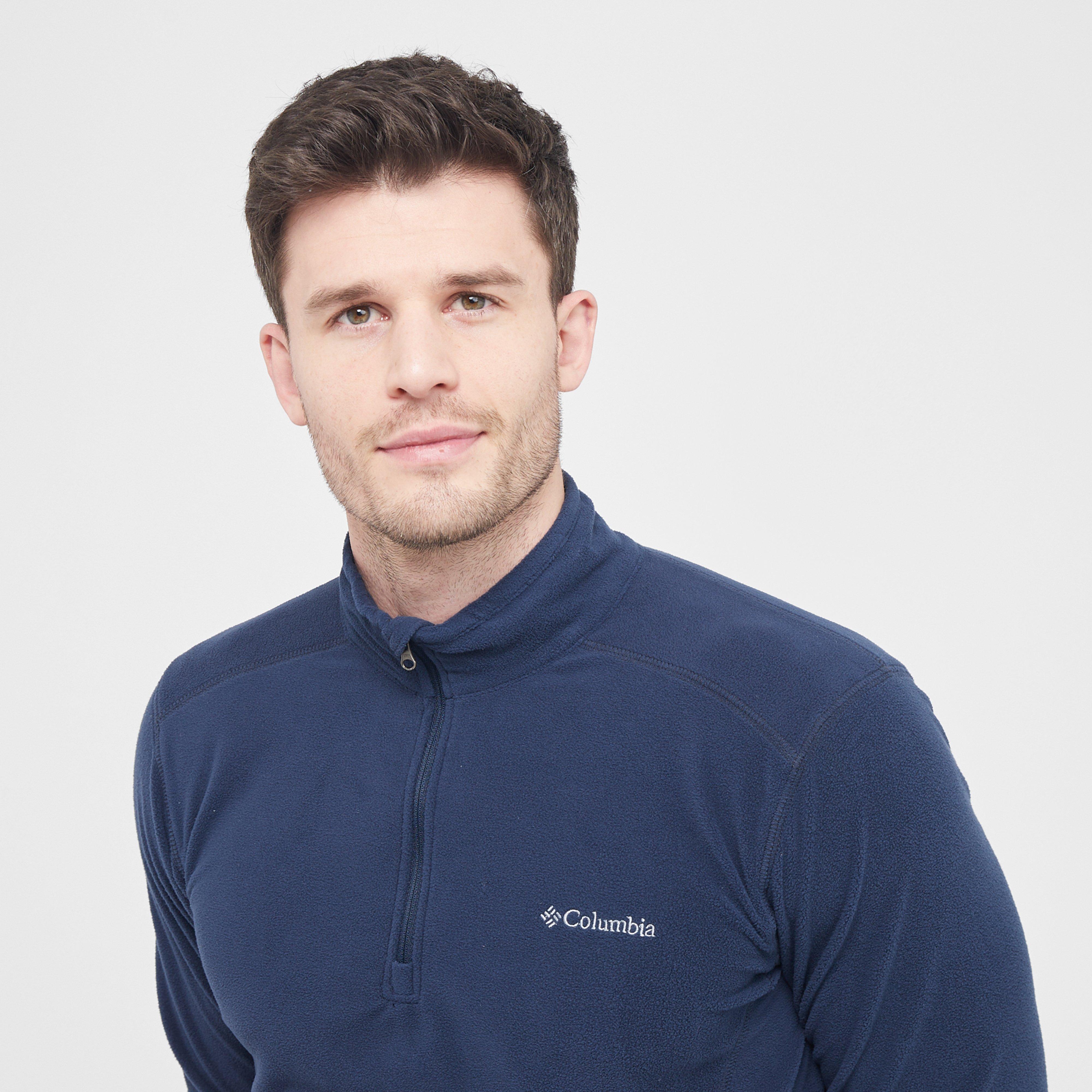 Navy Columbia Klamath 1/4 Zip Fleece – Blacks