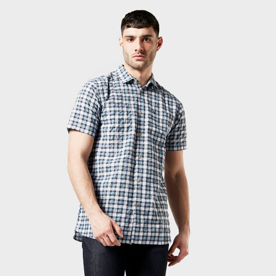 Men’s Pele Short Sleeved Check Shirt