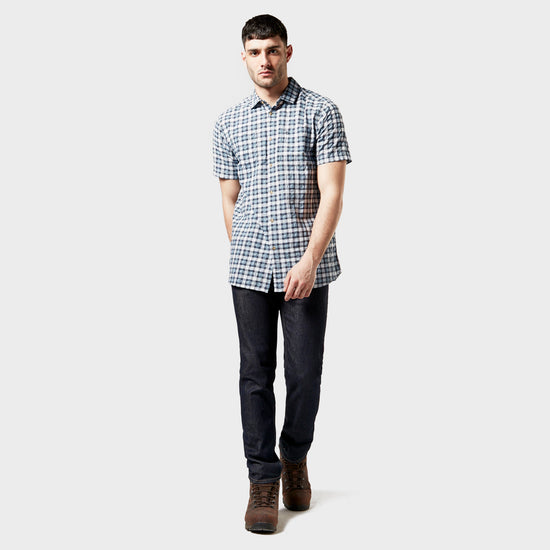 Men’s Pele Short Sleeved Check Shirt
