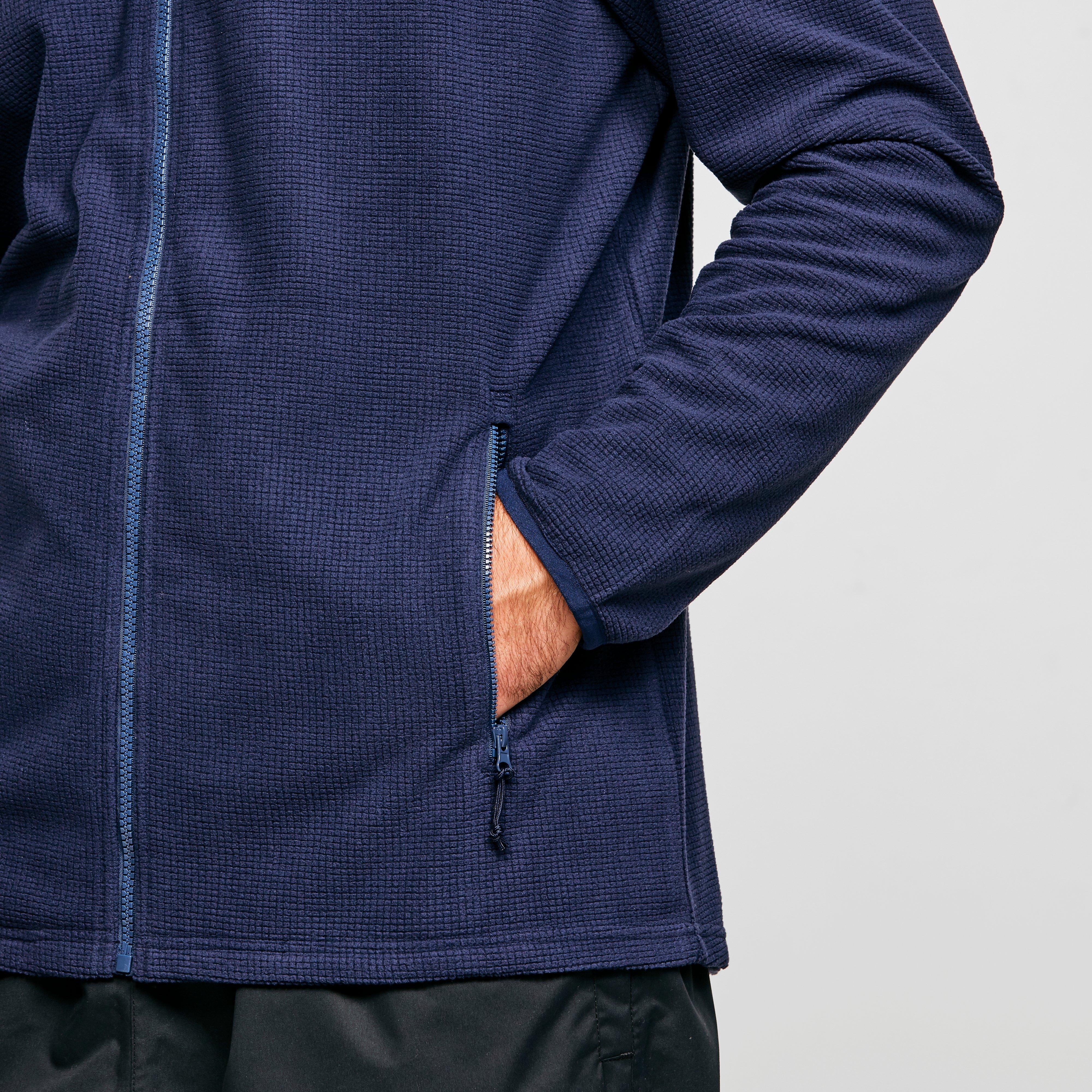 Men’s Grid Full-Zip Fleece