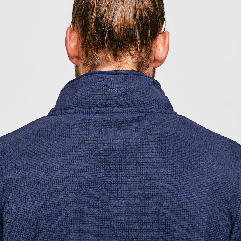 Men’s Grid Full-Zip Fleece