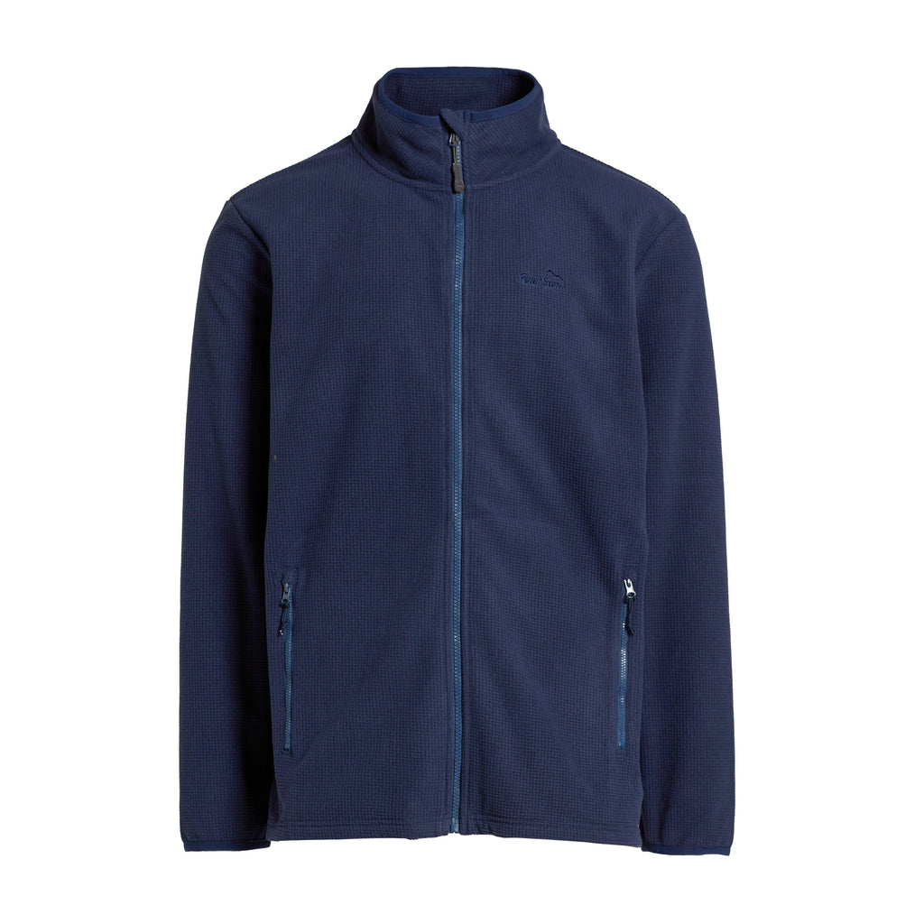 Men’s Grid Full-Zip Fleece