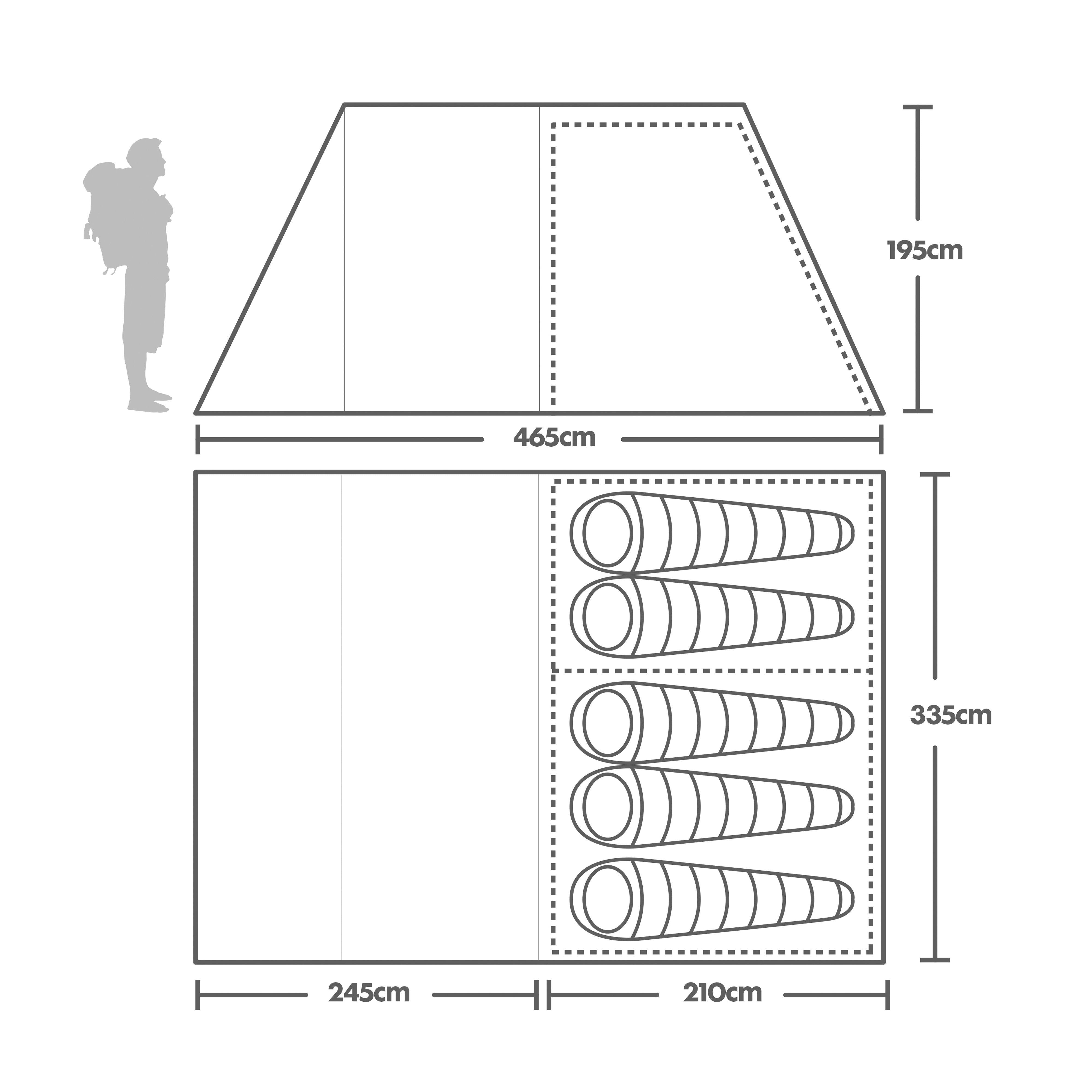 Icarus 500 Deluxe Family Tent