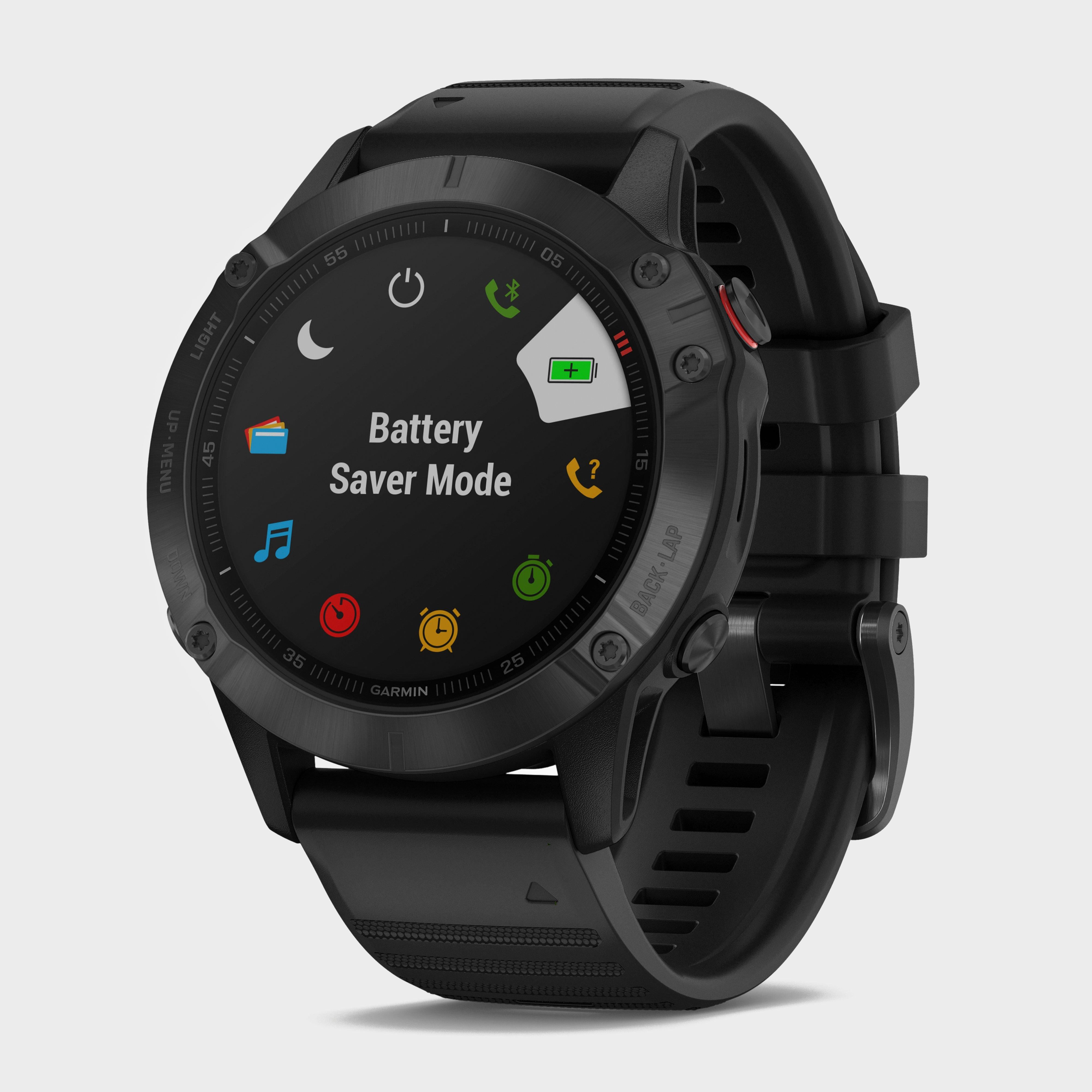 GARMIN FENIX 6 Pro Dual Power GPSウォッチ Black Garmin Fenix 6 Pro Multi-Sport GPS Watch – Blacks