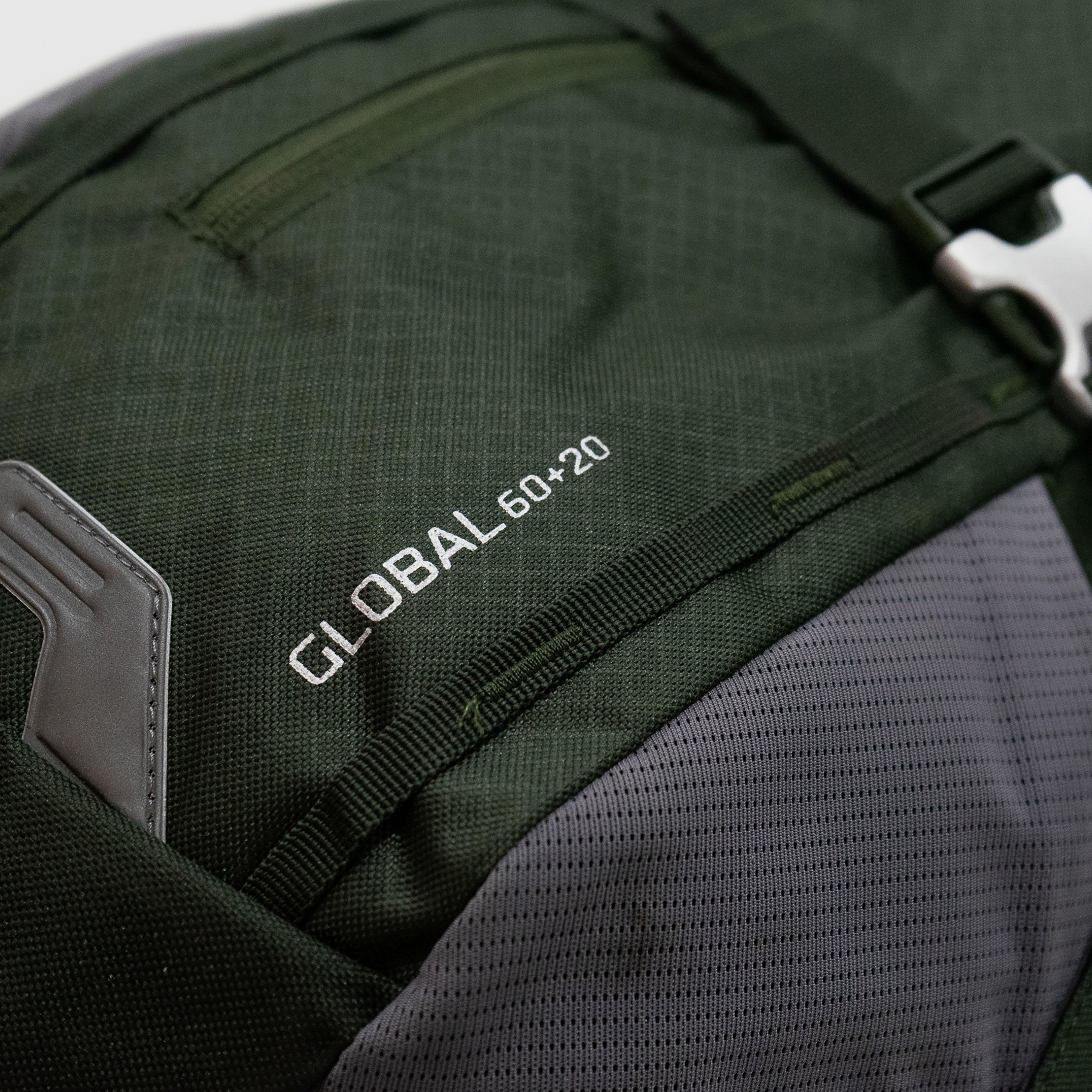 Global 60L + 20L Travel Backpack