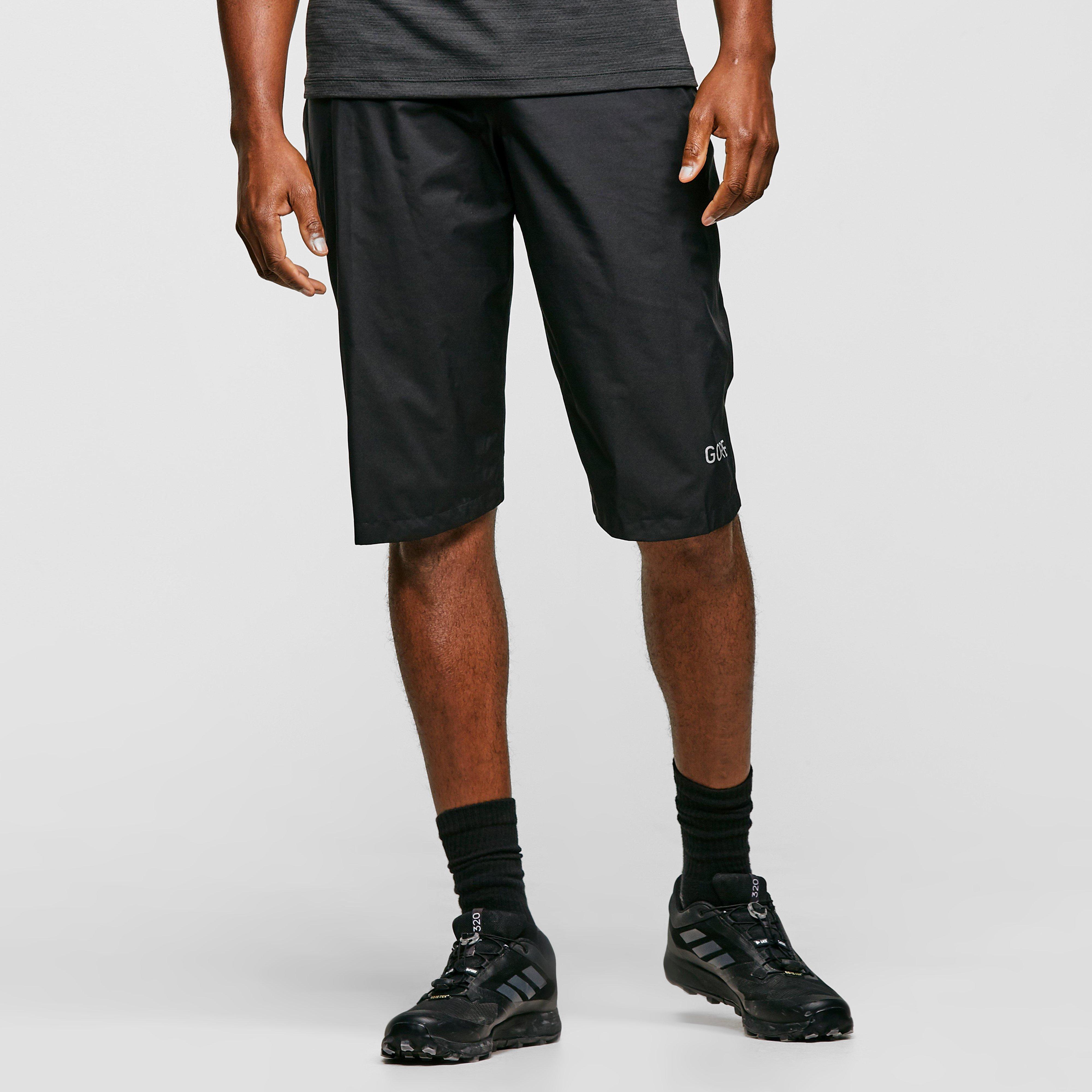 SHIMANO GORE-TEX PacLite ブラック Mサイズ 短丈 Black Gore Men's C5 GORE-TEX PACLITE Shorts – Blacks