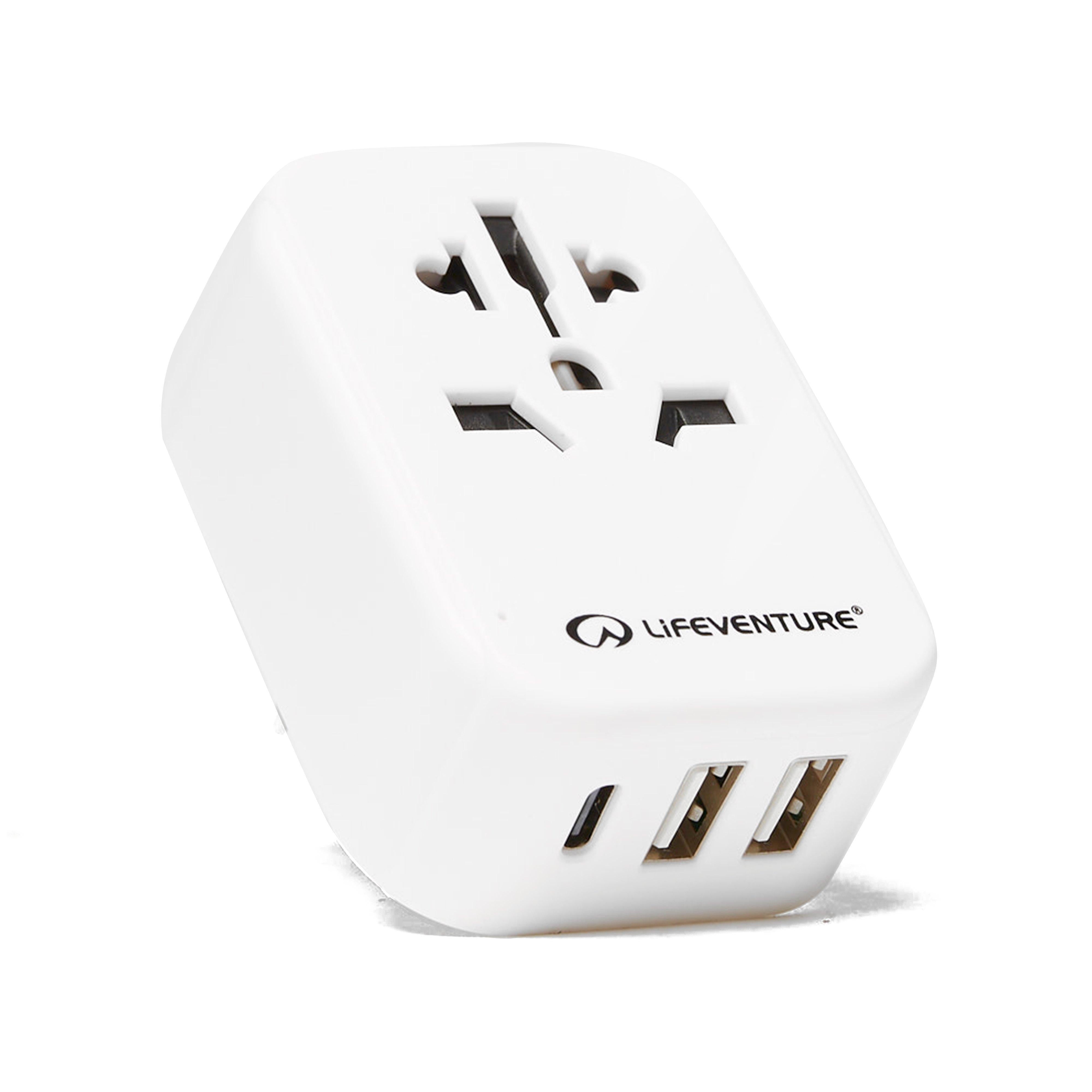 World to Australia/China Adapter and USB