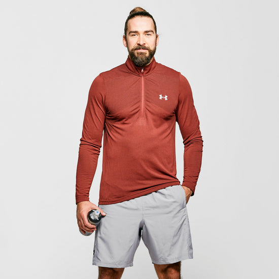 Men's UA Seamless Long Sleeve Zip Tee