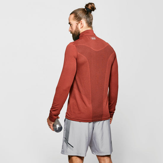 Men's UA Seamless Long Sleeve Zip Tee