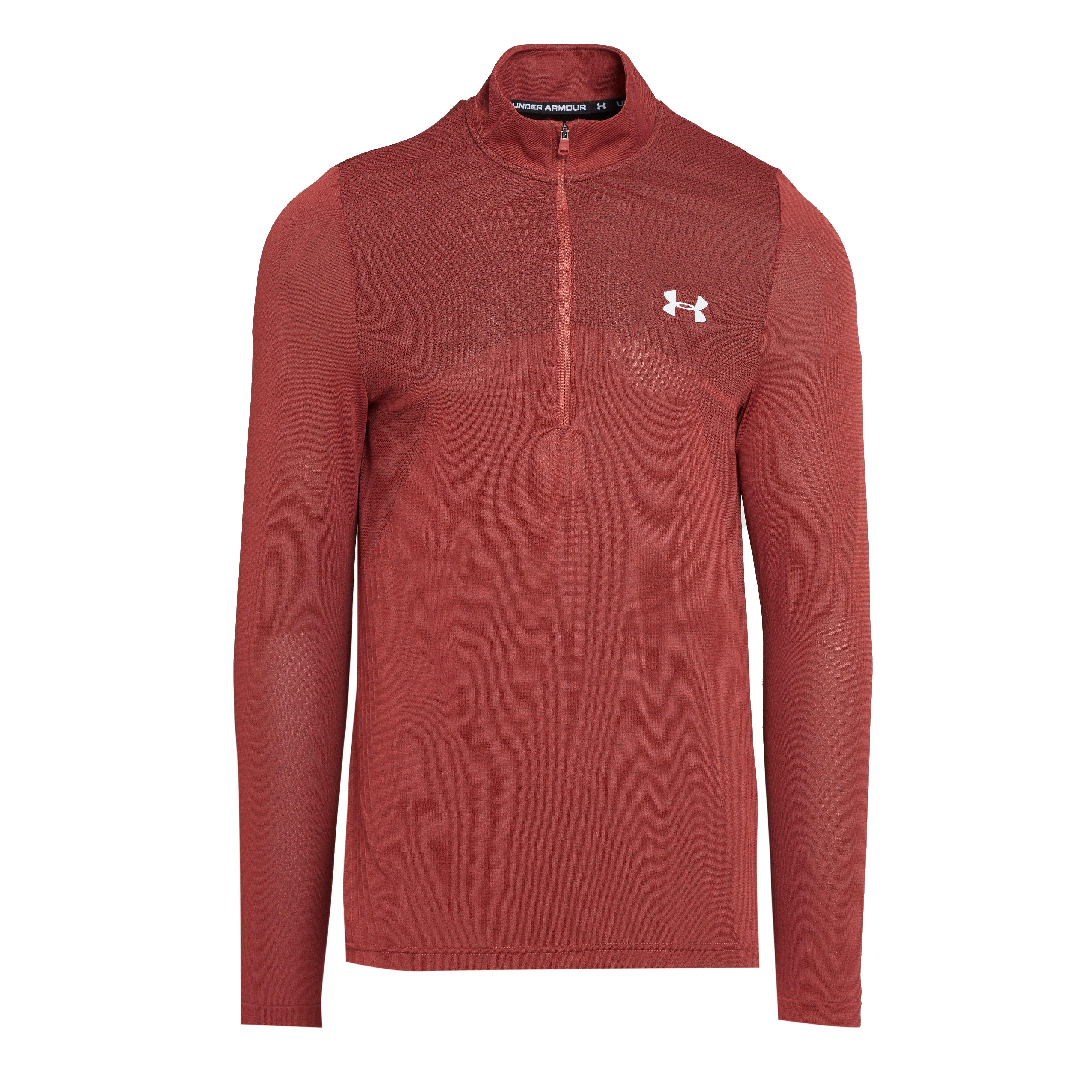Men's UA Seamless Long Sleeve Zip Tee
