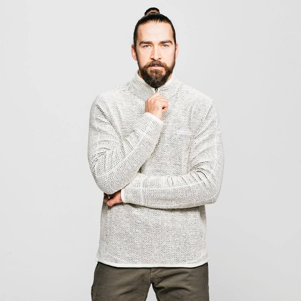Men’s Stern Quarter-Zip Macaroni Sweater