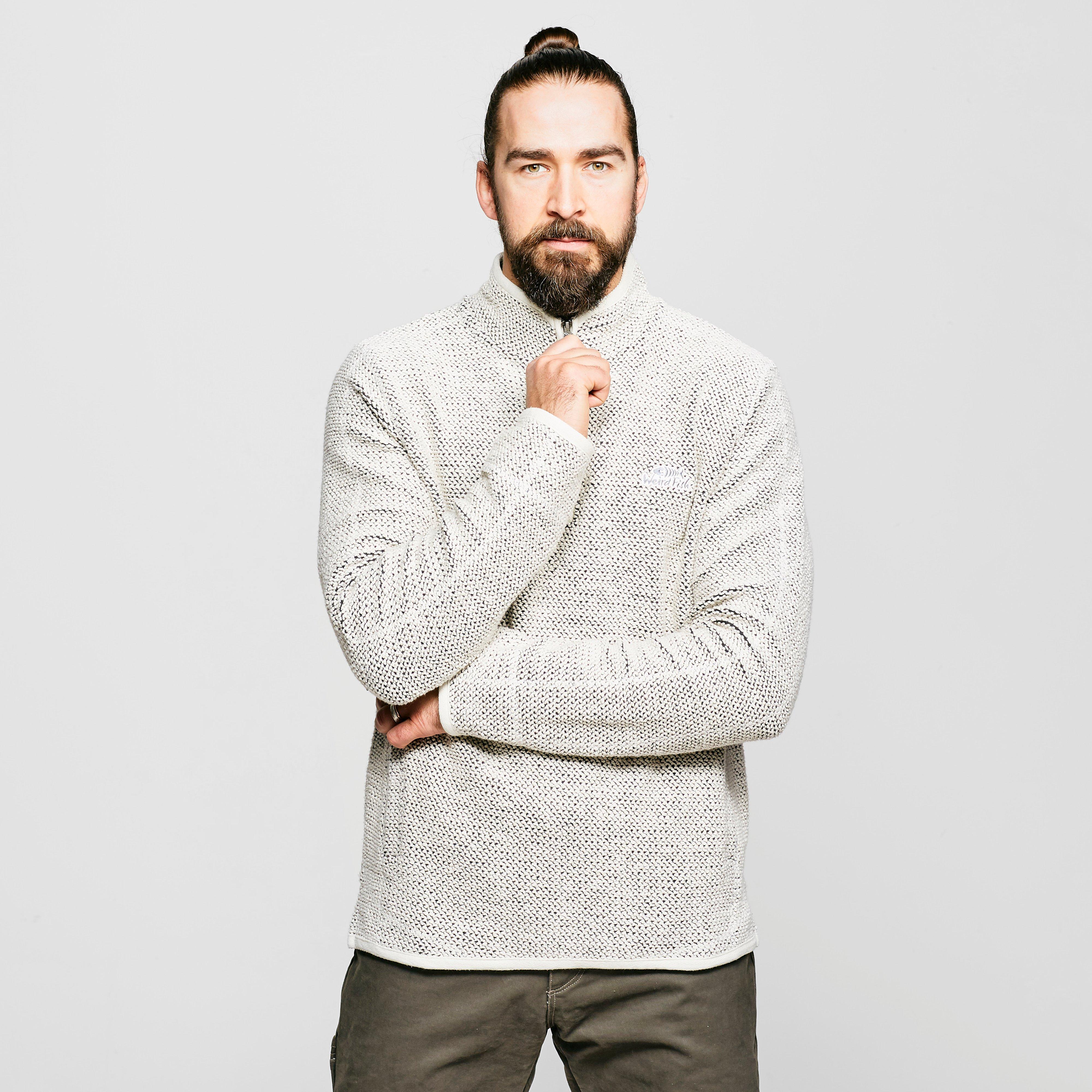 Men’s Stern Quarter-Zip Macaroni Sweater