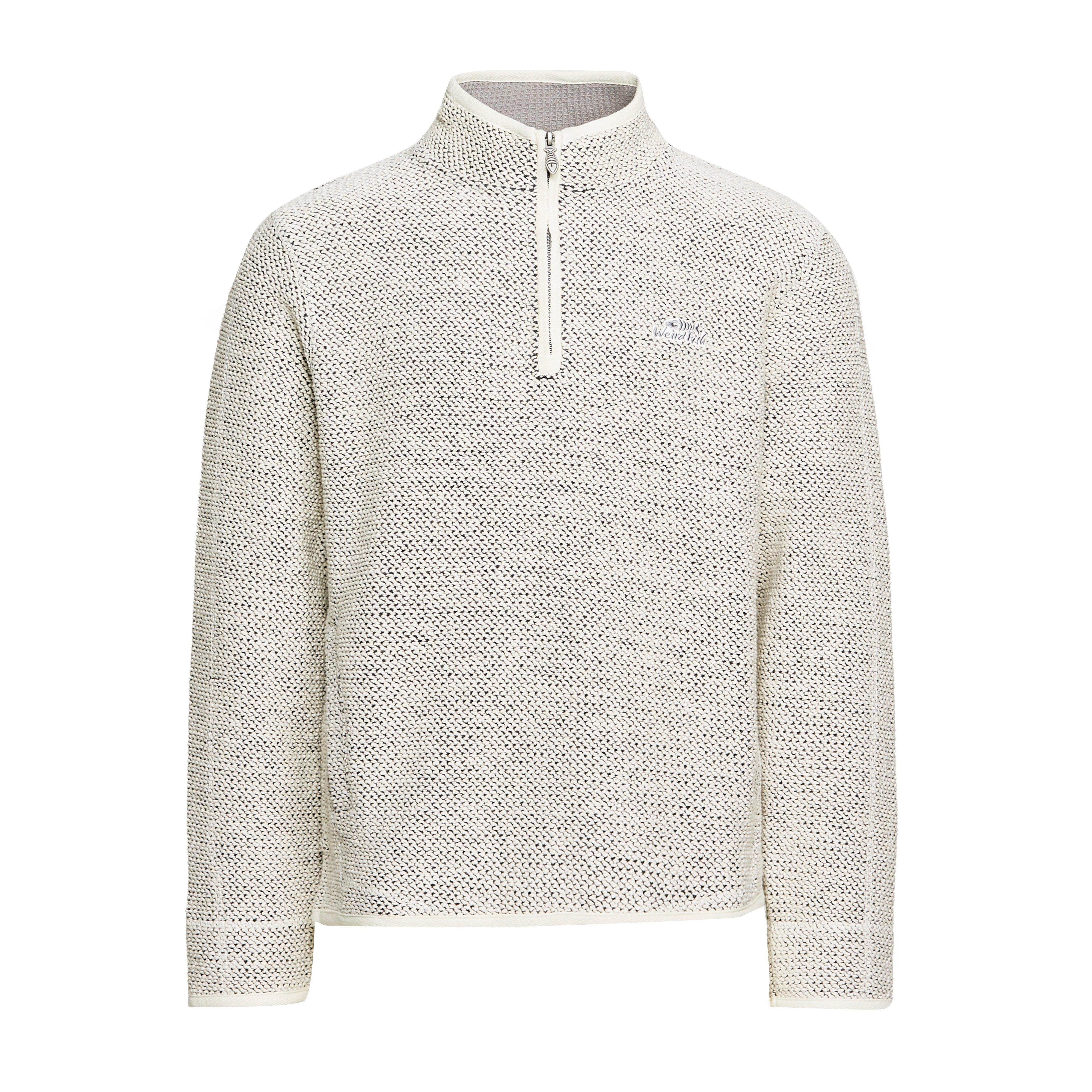Men’s Stern Quarter-Zip Macaroni Sweater