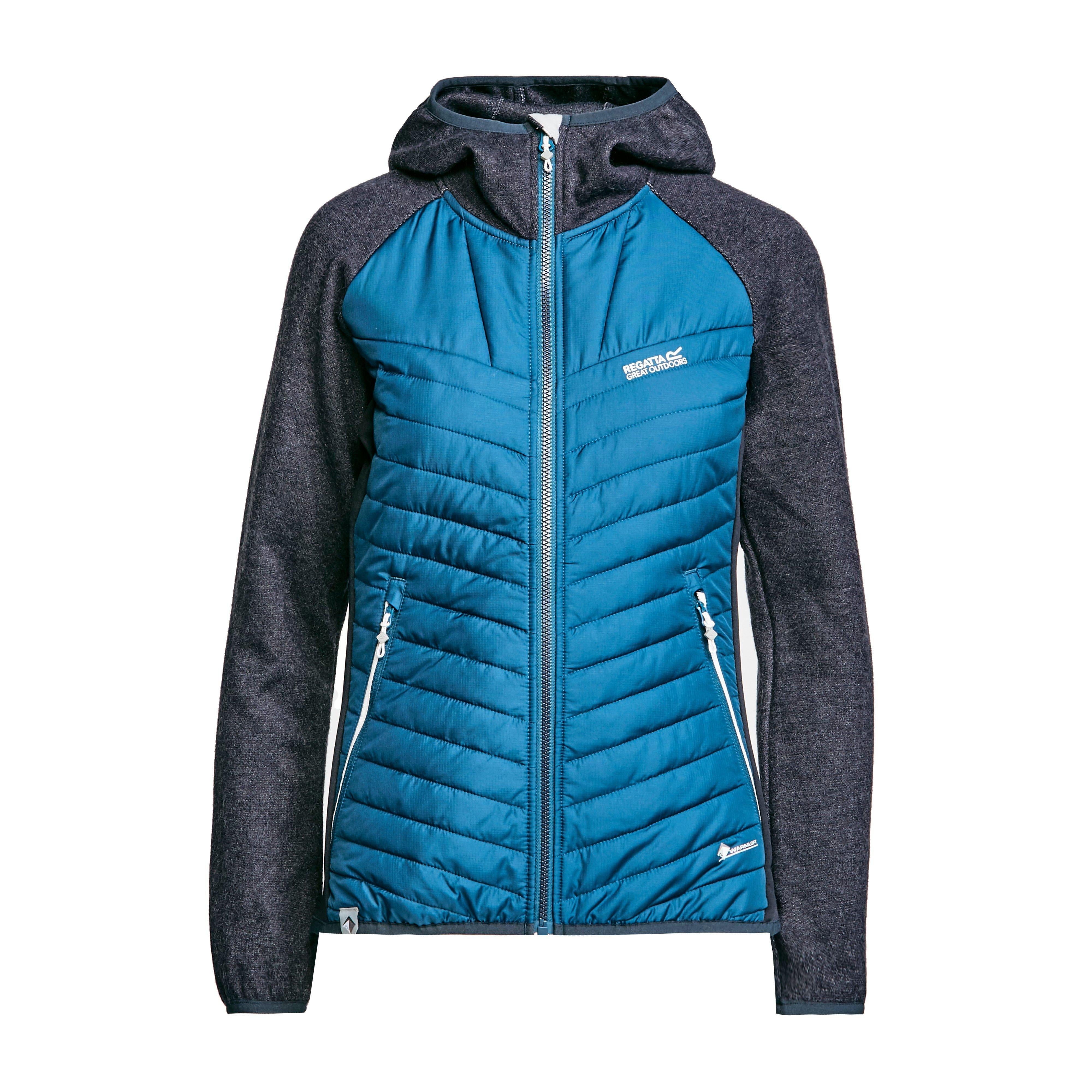 Womens Pemble II Hybrid FullZip Hooded Fleece